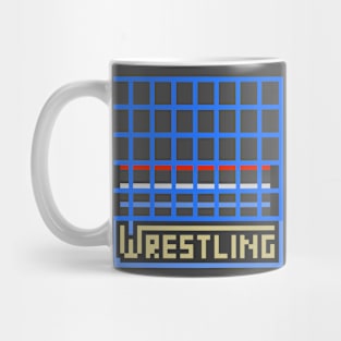 Wrestling steel cage Mug